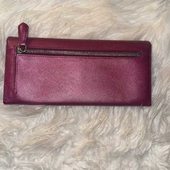 PRADA Saffiano Leather Long Bifold Wallet EUC - Picture 7 of 17